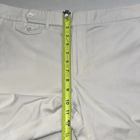 Ralph Ralph Lauren Golf Women’s Sz 12 White‎ Crop Cotton Pants Casual ResortWear - Picture 8 of 10
